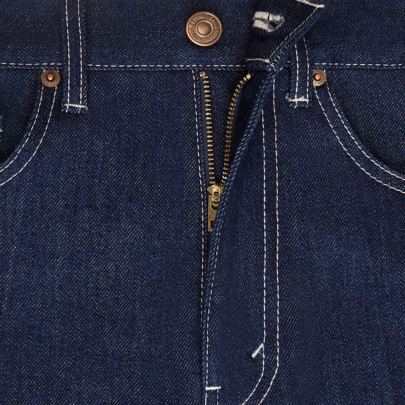 FLARE JEANS 003 IN LIGHTWEIGHT INDIGO DENIM - RINSED -  - 1 | CELINE