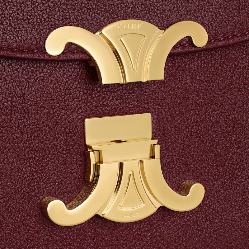 MEDIUM NINO BAG IN SUPPLE GRAINED CALFSKIN - LIGHT BURGUNDY - NINO - 1 | CELINE