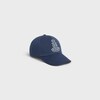 anchor baseball cap in washed cotton - INDIGO -  - 1 | CELINE