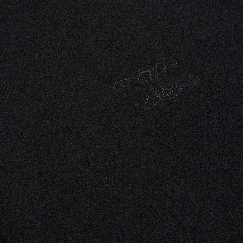CHAQUETA DE FIELTRO DE LANA - NEGRO -  - 1 | CELINE