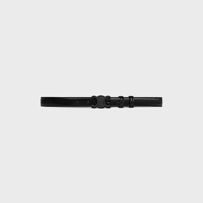 미디엄 25MM 트리옹프 벨트 - 토뤼옹 가죽 - 블랙 -  - tileIndex | CELINE