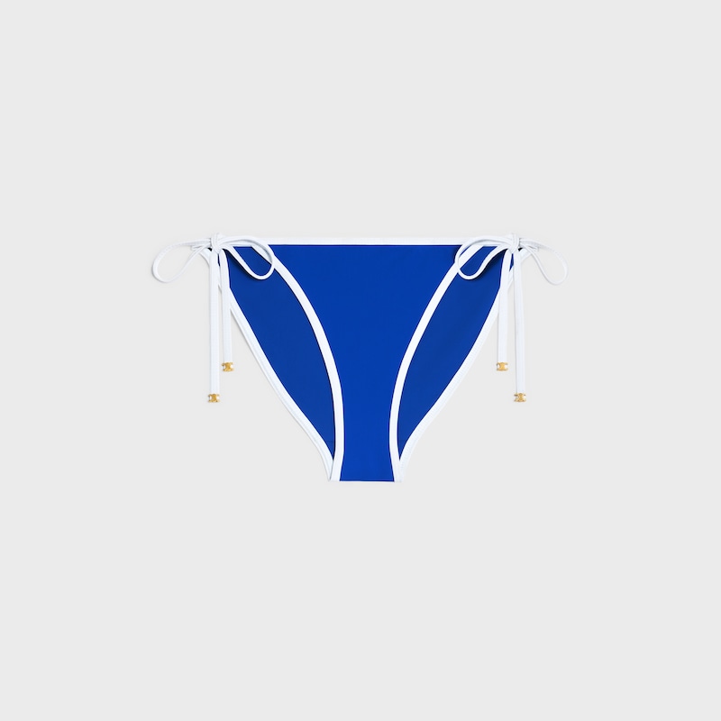 triomphe swimsuit bottom IN matte jersey - ELECTRIC BLUE -  - 1 | CELINE
