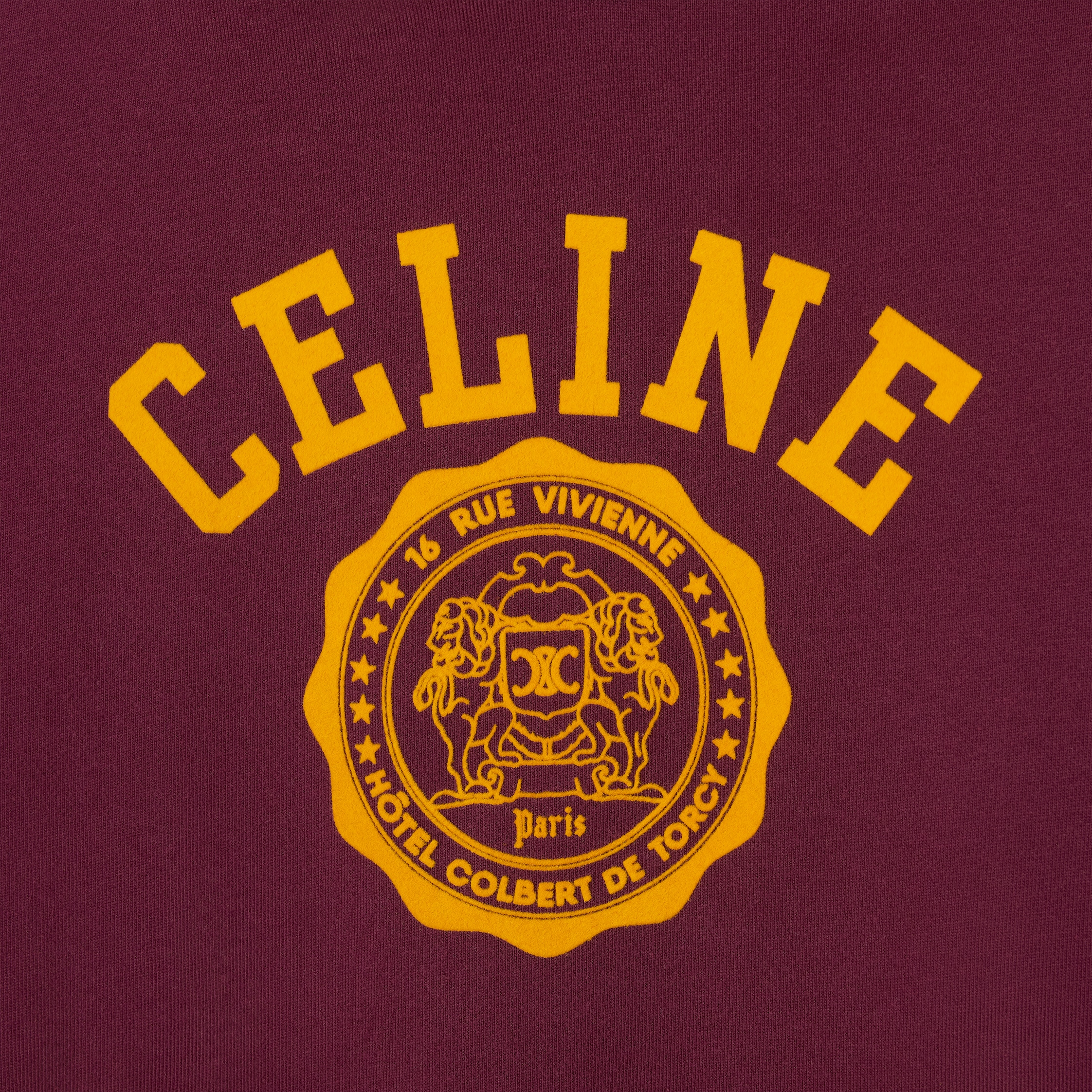 CELINE BLASON フーディー / コットンフリース - BORDEAUX CETE