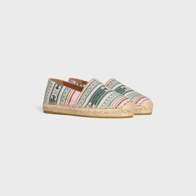 LES ESPADRILLES CELINE IN Triomphe Jacquard Fabric - MULTICOLOR -  - 1 | CELINE