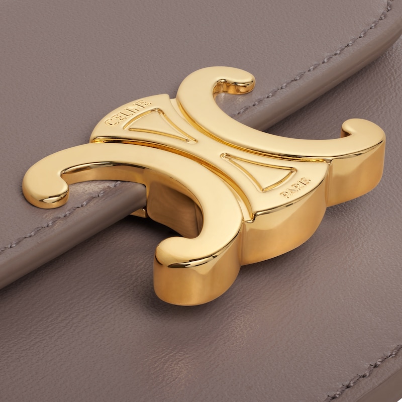 TRIOMPHE翻盖卡包 - 鹅卵石灰色 - GIFT FINDER - 1 | CELINE