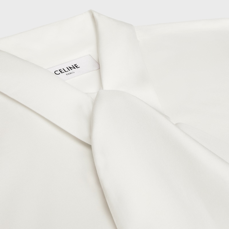 lavalliere shirt IN silk twill - CRAIE -  - 1 | CELINE