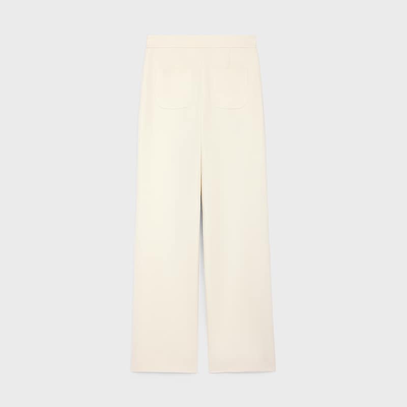 pantalon triomphe drill de coton - BLANC -  - 1 | CELINE