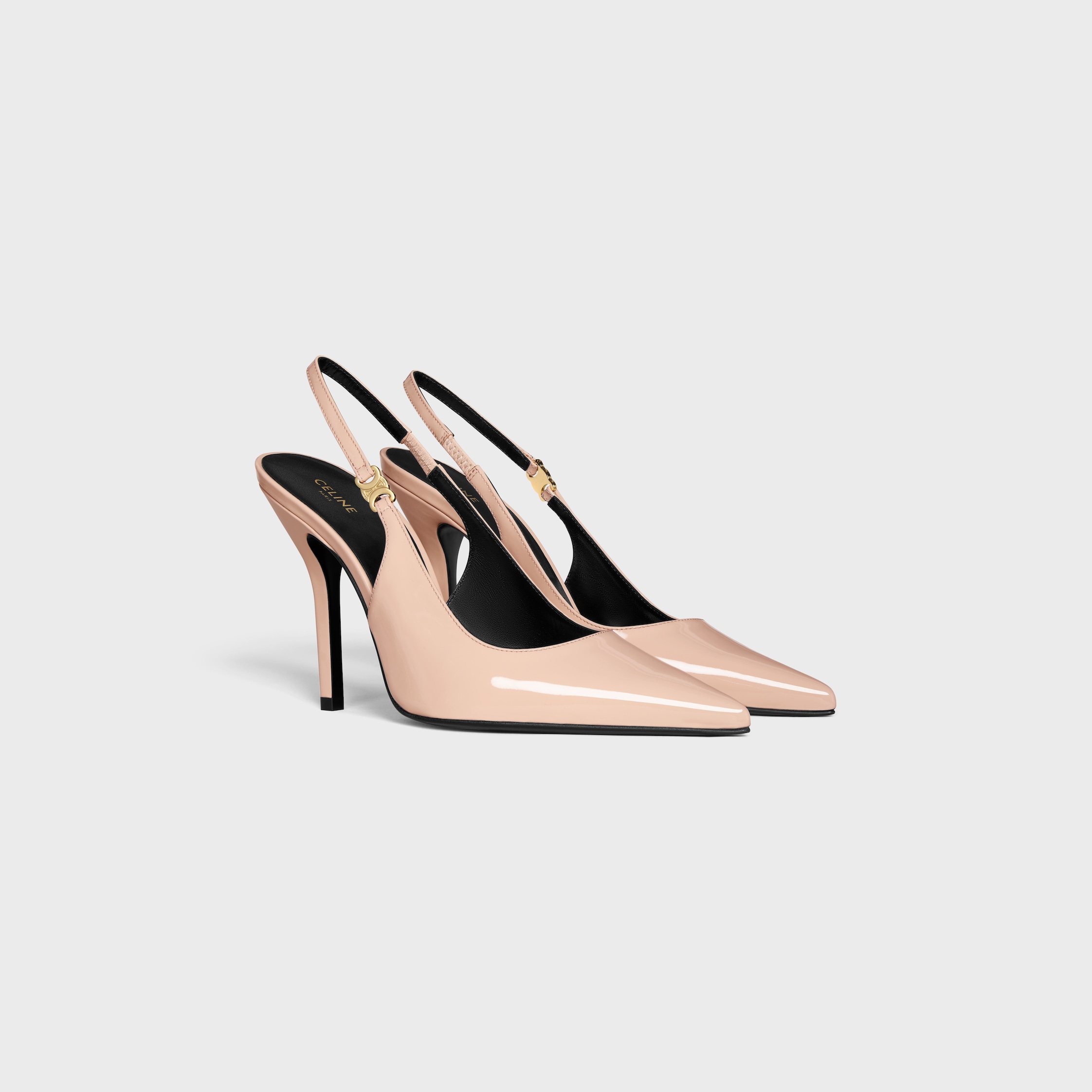 CELINE JUDY TRIOMPHE STILETTO PUMP IN PATENT CALFSKIN - | CELINE