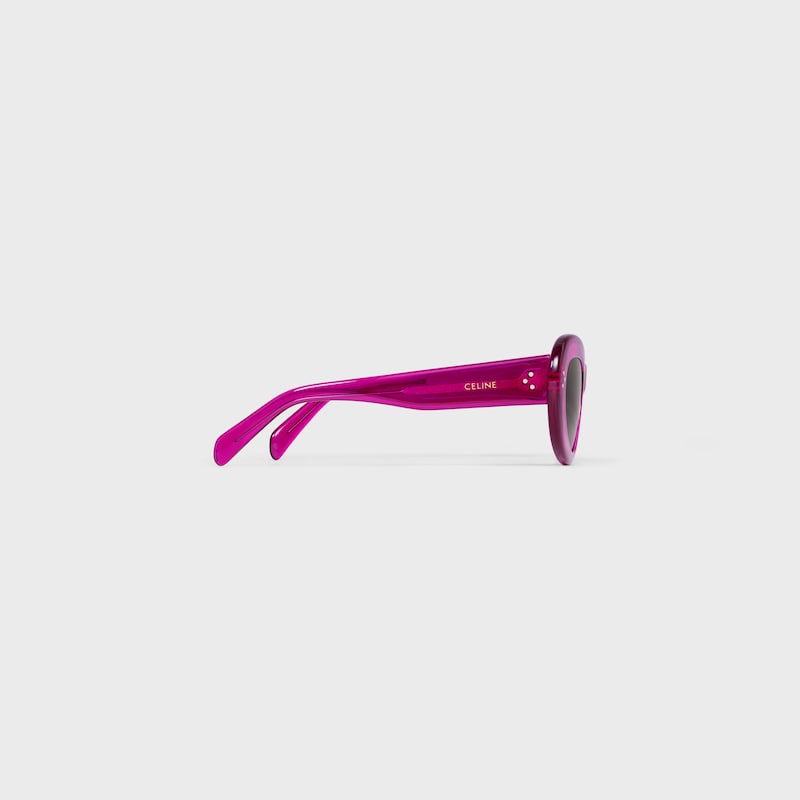 BUTTERFLY S320醋酸酯太阳眼镜 - TRANSPARENT FUCHSIA -  - 1 | CELINE