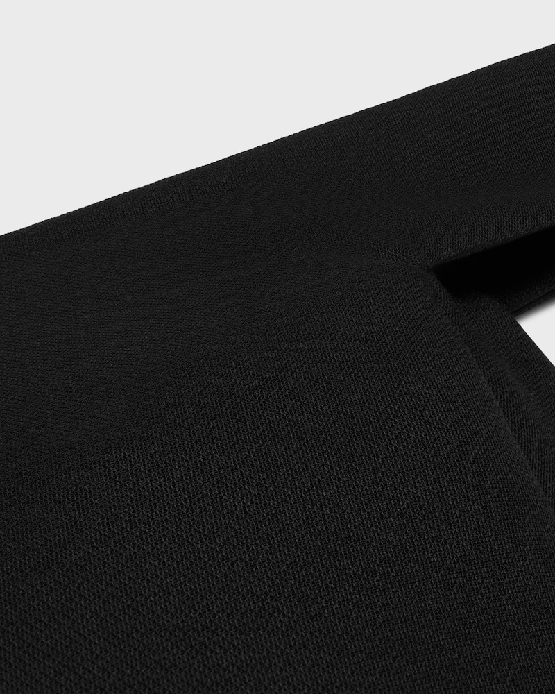 dress IN wool and silk cady - BLACK -  - 1 | CELINE