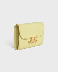 Kleine Brieftasche mit Umschlag TRIOMPHE AUS EIDECHSENLEDER - CITRUS - BRIEFTASCHEN - 2 | CELINE