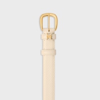 CINTURÓN VIVIENNE 25 MM DE PIEL DE BECERRO REPUJADA DE PIEL DE PITÓN - CREMA -  - 2 | CELINE