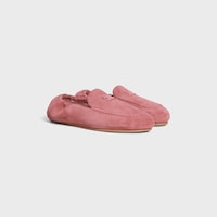 ADAM LOAFER IN SUEDE CALFSKIN - ROSEWOOD -  - 2 | CELINE
