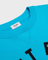 sweatshirt IN cotton fleece - MICKEY BLUE / BLACK -  - 2 | CELINE