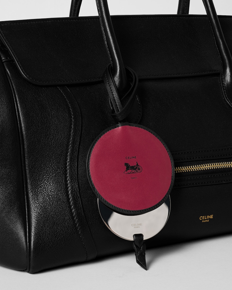 ACCESSOIRE DE SAC MIROIR AGNEAU LISSE - BURNT RED - ACCESSOIRES - 1 | CELINE