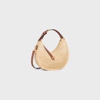 Teen Celine Lulu IN RAFFIA AND NATURAL CALFSKIN - NATURAL / TAN - LULU - 2 | CELINE