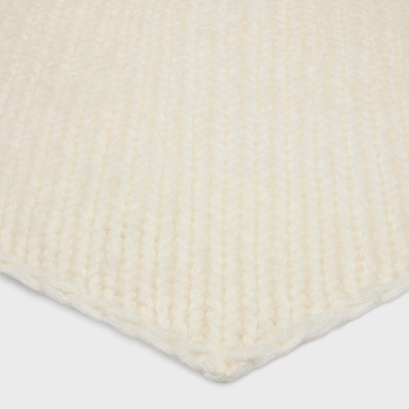 bandana in cashmere e seta - Off-white -  - 1 | CELINE