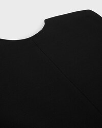 peplum top IN WOOL SILK - BLACK -  - 2 | CELINE