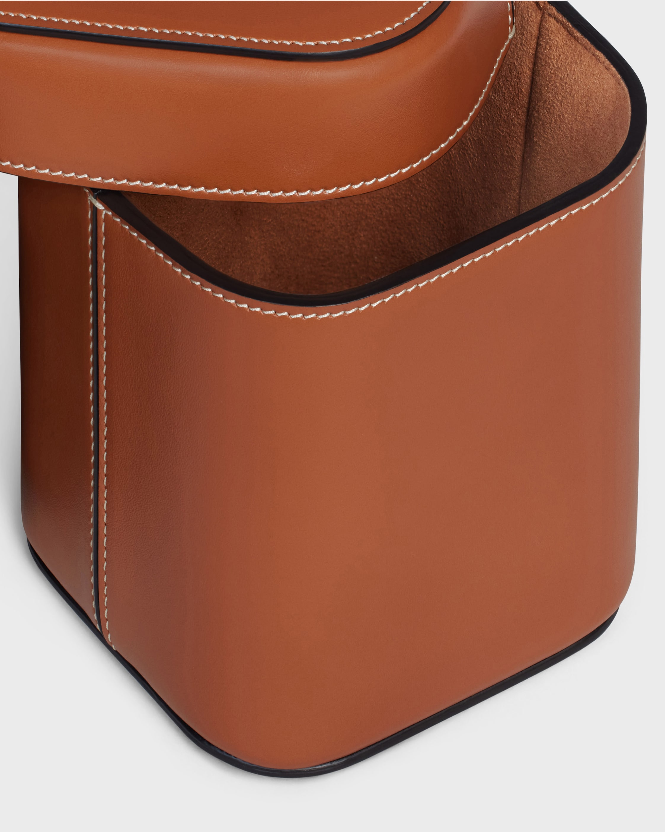 Small Box in Shiny Calfskin - TAN | CELINE