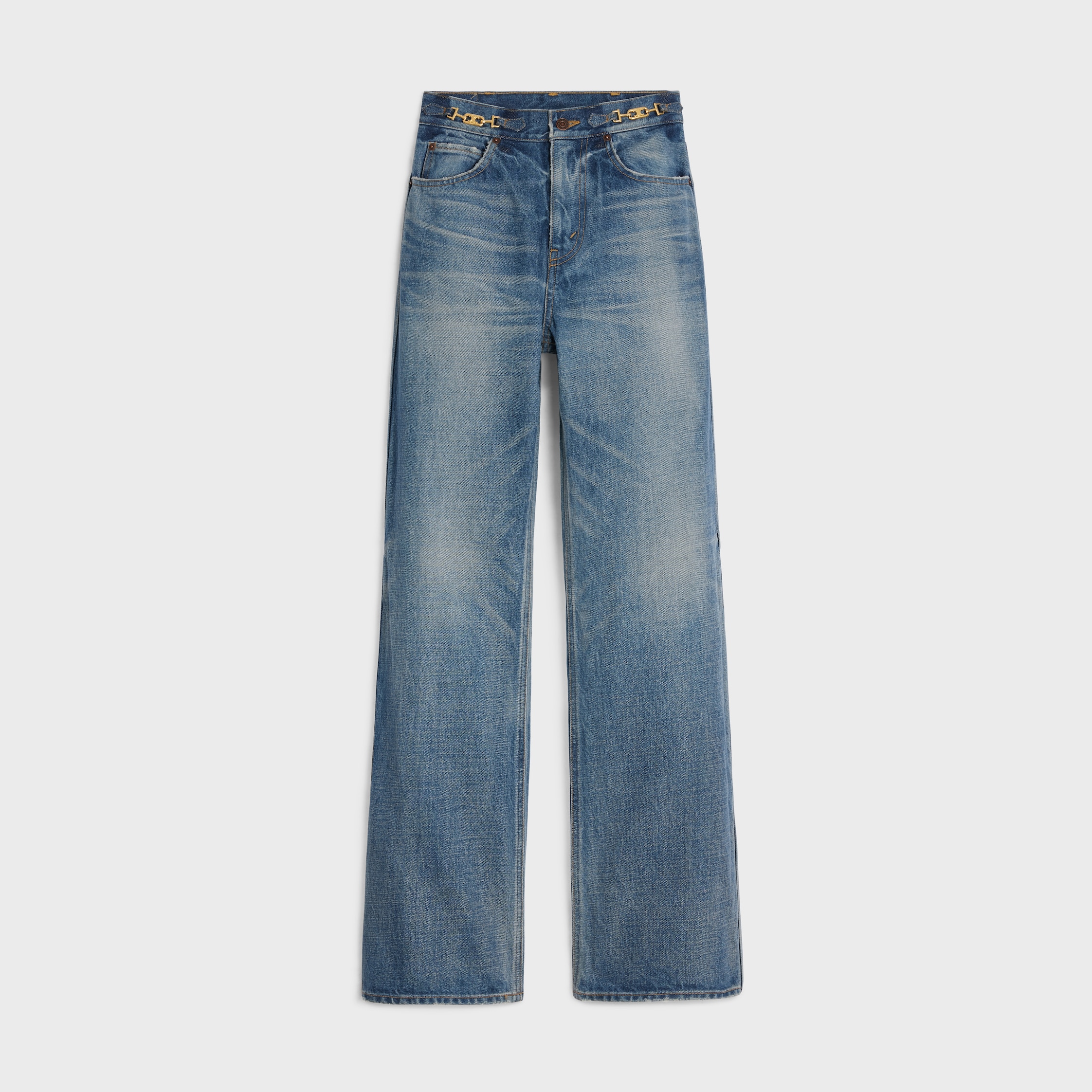 JANE FLARE JEANS IN DENIM UNION WASH - UNION WASH | CELINE