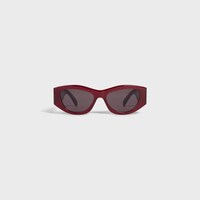 TRIOMPHE 15 sunglasses in Acetate - MILKY BURGUNDY -  - 1 | CELINE