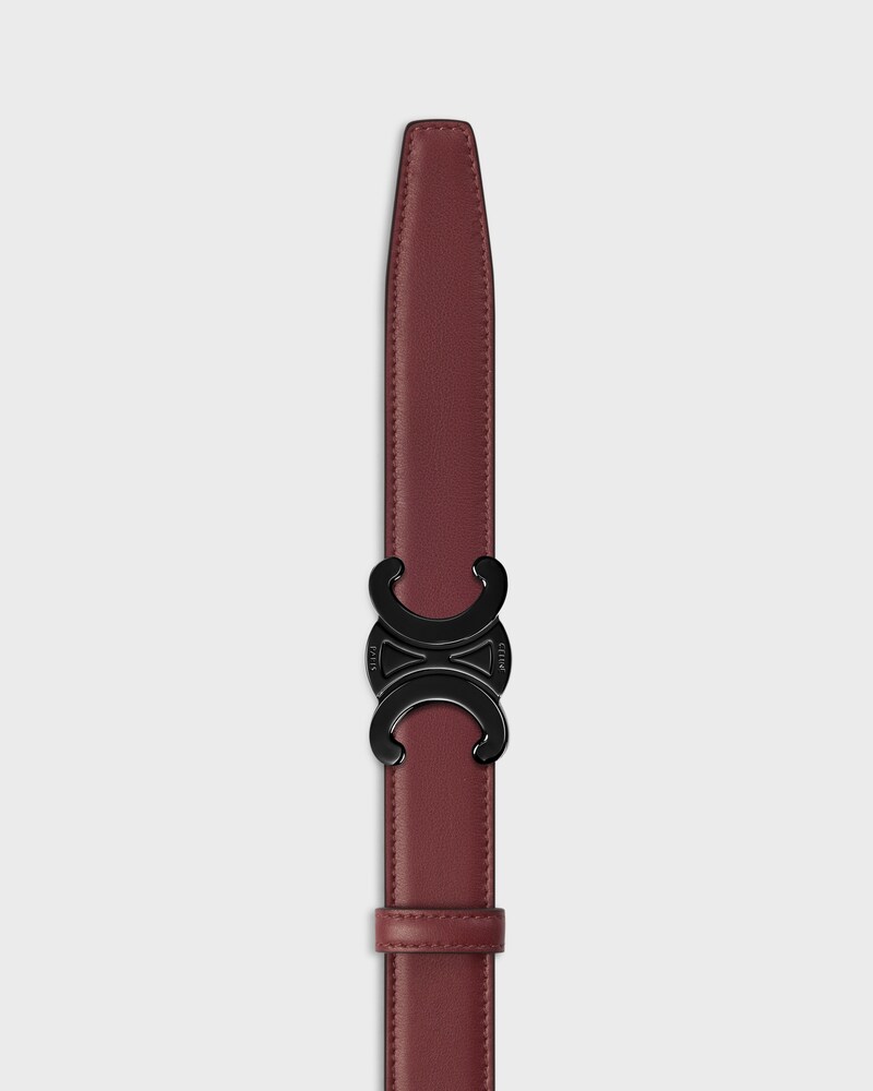 Reversible Strap 25MM IN Smooth and Grained Calfskin -  -  - 1 | CELINE