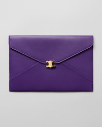 ENVELOPE IN SHINY CALFSKIN - PURPLE - ALL BAGS - 1 | CELINE