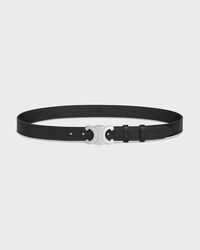 트리옹프 벨트 30MM - 빈티지 카프스킨 - 블랙 -  - 1 | CELINE