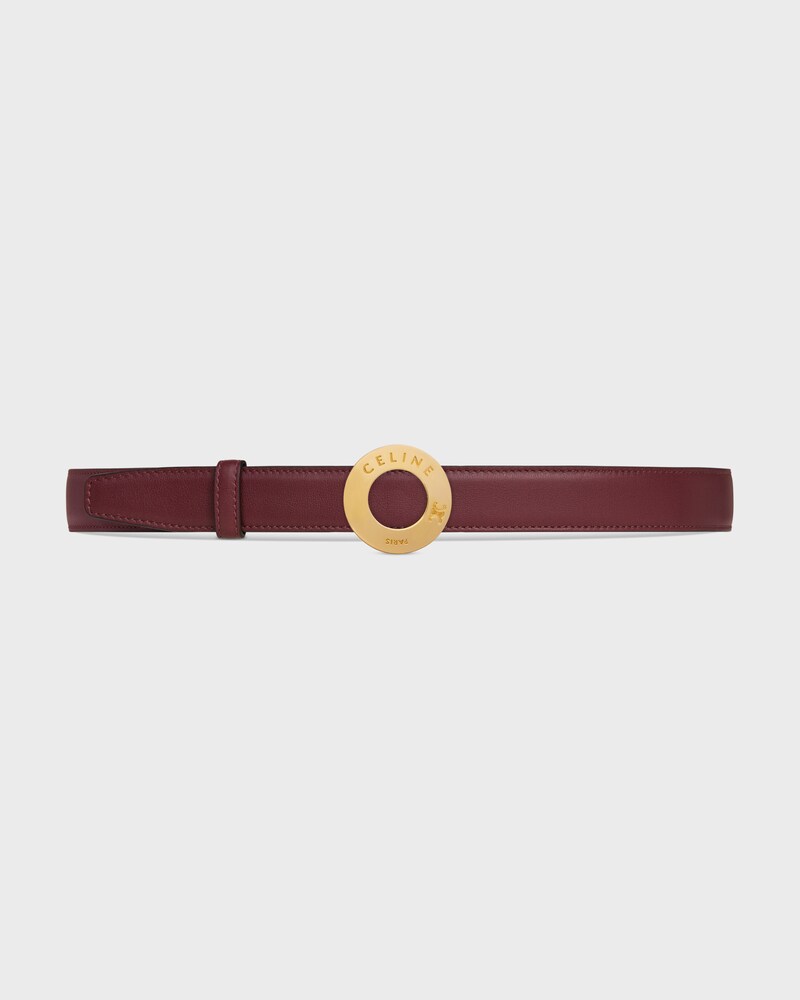 Reversible Strap 25MM IN Smooth and Grained Calfskin -  -  - 1 | CELINE