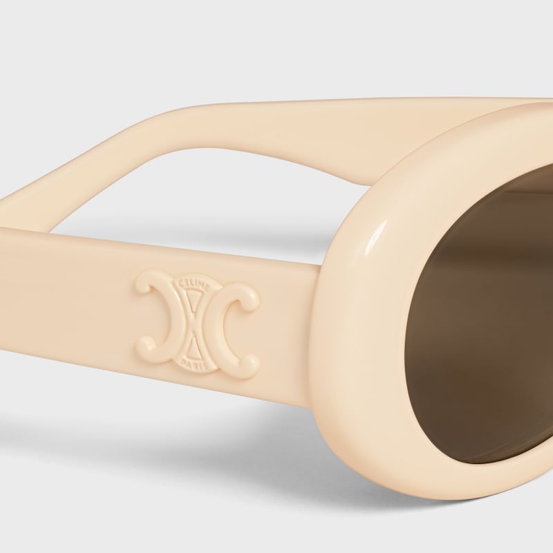 Triomphe 01 Sunglasses in Acetate - IVORY / IVORY -  - 1 | CELINE