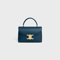 TEEN NINO BAG IN SUPPLE GRAINED CALFSKIN - TEAL BLUE - NINO - 1 | CELINE