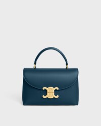 TEEN NINO BAG IN SUPPLE GRAINED CALFSKIN - TEAL BLUE - NINO - 1 | CELINE