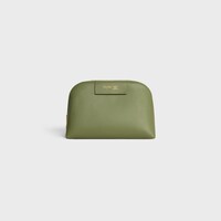 LIPSTICK COSMETIC POUCH IN SMOOTH CALFSKIN - LIGHT KHAKI / SANDCASTLE - POUCHES - 1 | CELINE