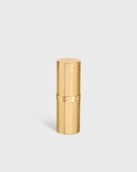 ESTUCHE DORADO LE ROUGE CELINE CON GRABADO EFECTO PIEL DE REPTIL - Grabado efecto piel de reptil dorado - ACCESORIOS DE BELLEZA - 1 | CELINE