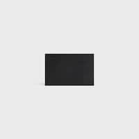 Card holder in Satinated calfskin with triomphe embossed - BLACK - GIFT FINDER - 2 | CELINE