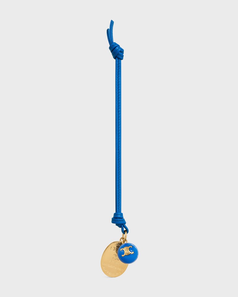 ACCESSOIRE DE SAC Médaillon MAISON CELINE AGNEAU, PLEXI ET MéTAL - ULTRA BLEU - ACCESSOIRES - 1 | CELINE