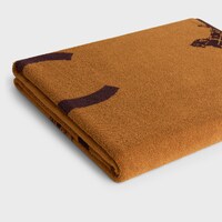 beach towel IN c sulky terry cotton - MAHOGANY / CAMEL -  - 2 | CELINE