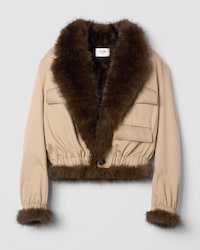 jacket IN cotton twill - BRITISH BEIGE -  - 1 | CELINE