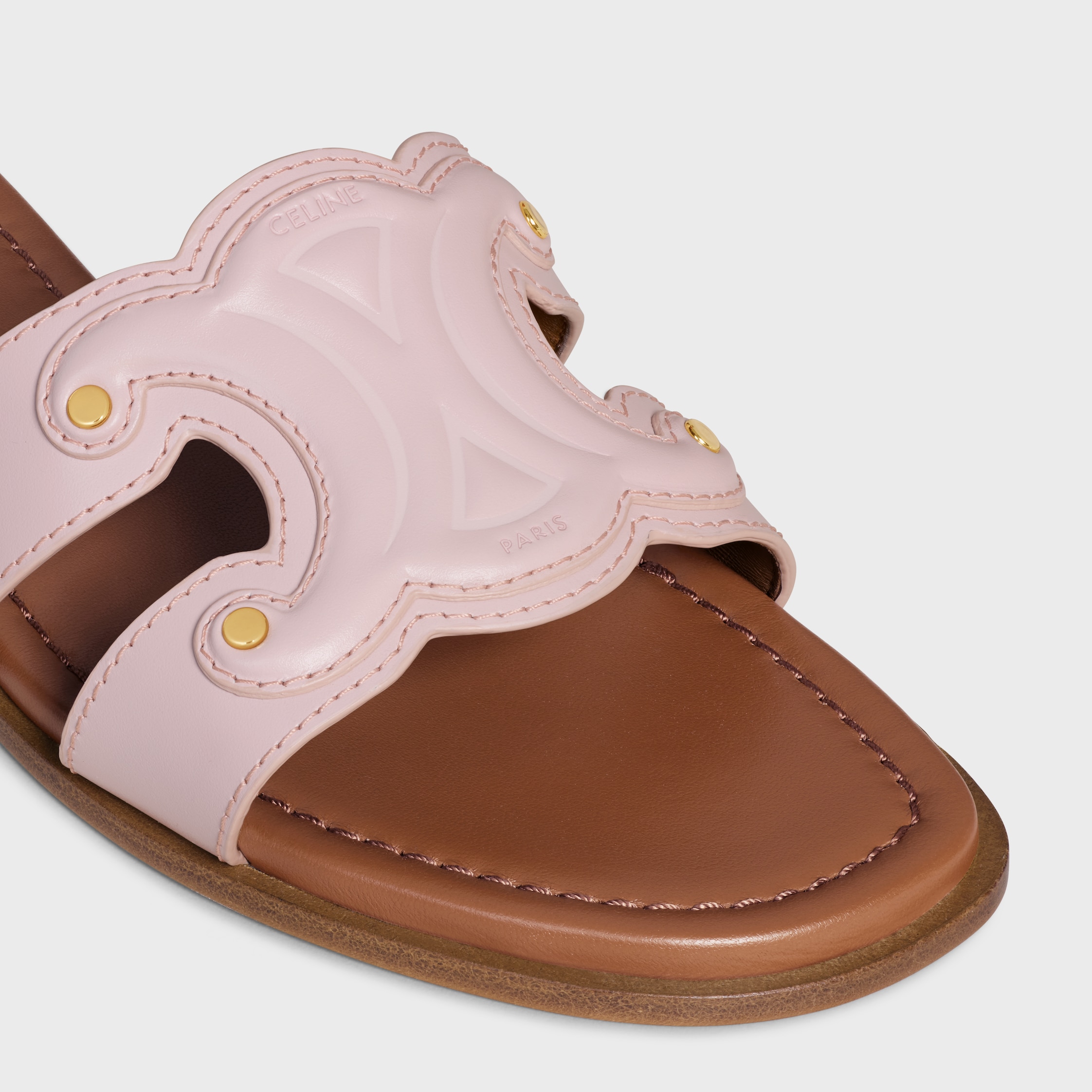 MARINA MULE IN CALFSKIN - BLEACHED PINK | CELINE