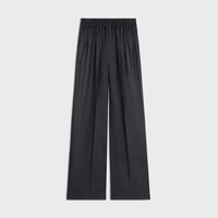 trousers IN CASHMERE FLANNEL - ANTHRACITE -  - 2 | CELINE