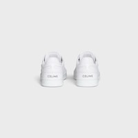 CT-11 CELINE TRAINER NIEDRIGER SCHNÜR-SNEAKER AUS KALBSLEDER - OPTISCH-WEISS -  - 2 | CELINE