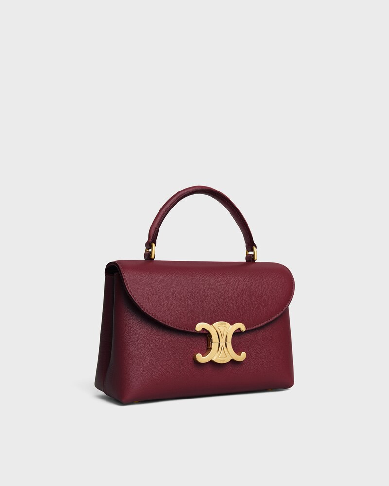 BORSA NINO TEEN MORBIDA IN PELLE DI VITELLO GRANATA - BORDEAUX CHIARO - NINO - 1 | CELINE