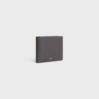 Bi-fold card holder IN GRAINED CALFSKIN - GREY - CARD HOLDERS - 2 | CELINE