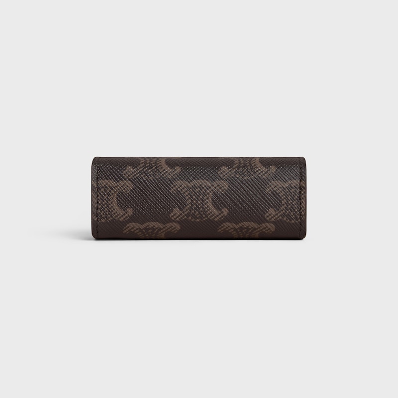 ETUI A ROUGE A LEVRE TOILE TRIOMPHE - Noir / Tan - ACCESSOIRES - 1 | CELINE