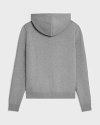 pull capuche triomphe laine cachemire - MEDIUM GREY -  - 2 | CELINE