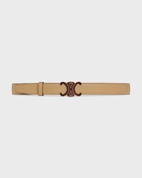 CORREA REVERSIBLE DE 25 MM DE PIEL DE BECERRO LISA CON TEXTURA GRANULADA -  -  - 2 | CELINE