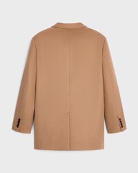 tailored jacket IN cashmere flannel - LIGHT CAMEL -  - 2 | CELINE