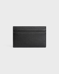 PORTE CARTES VEAU SOUPLE GRAINé - NOIR / ULTRA BLEU - NOUVEAUTÉS - 2 | CELINE