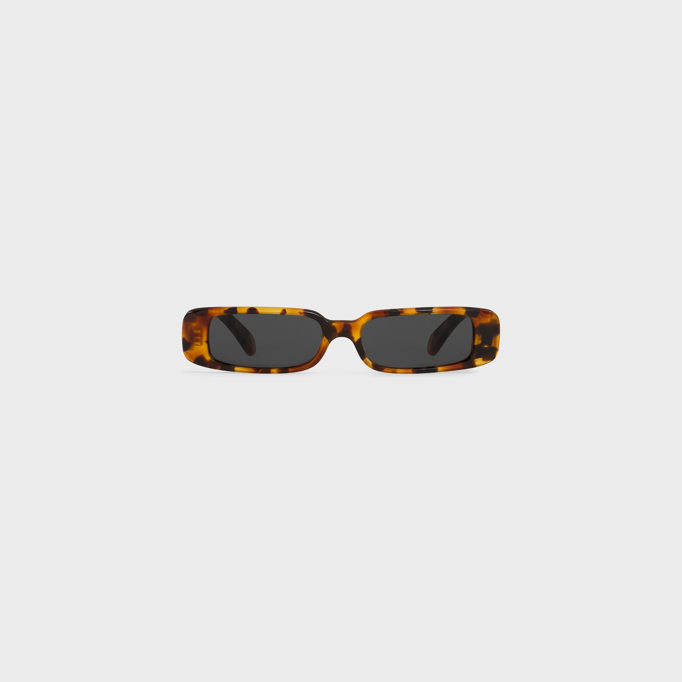 Rectangular S343 sunglasses in Acetate - SPOTTED HAVANA | CELINE