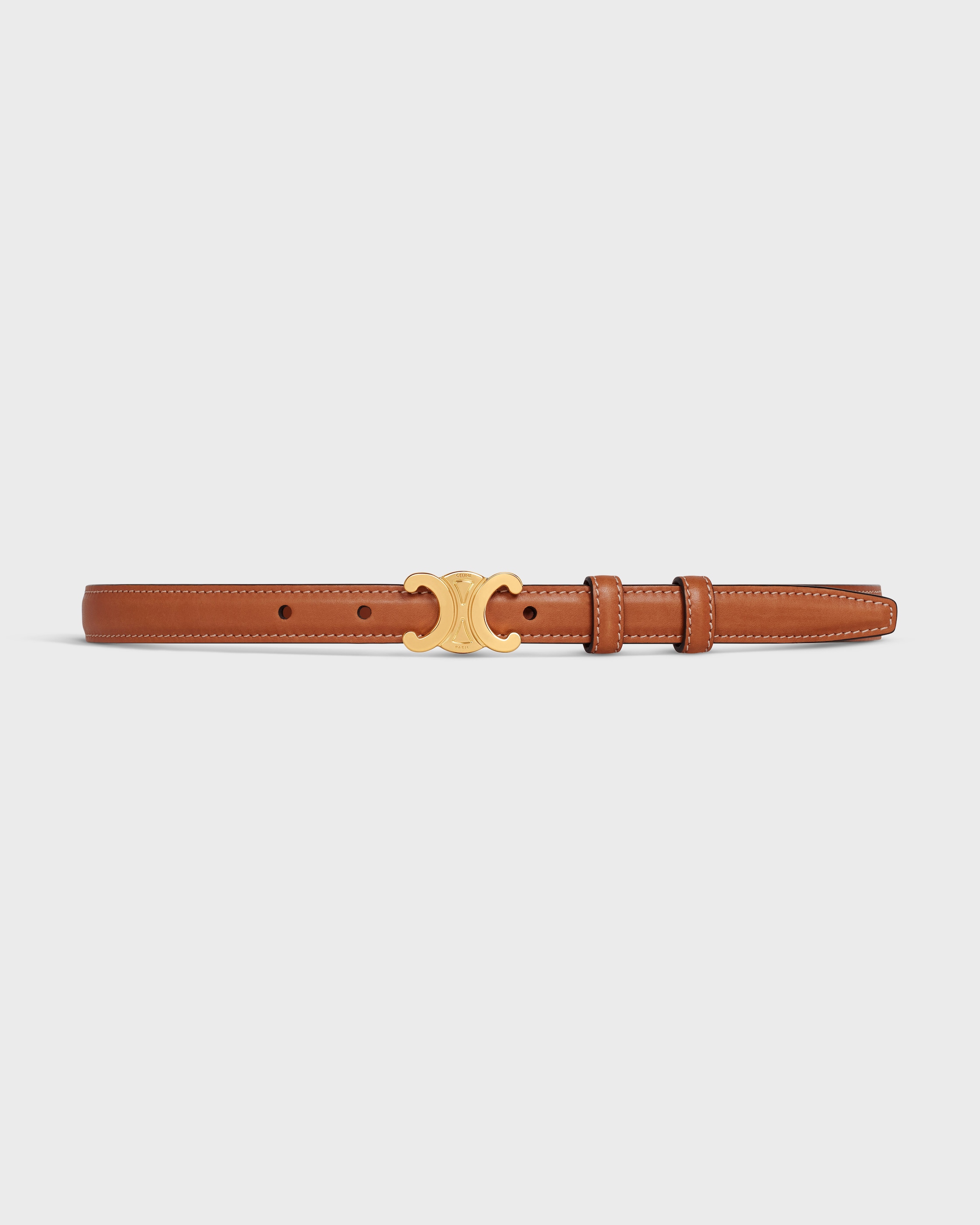 トリオンフ ベルト 18mm / ナチュラルカーフスキン - タン | CELINE